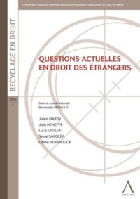 Picture of QUESTIONS ACTUELLES EN DROIT DES ÉTRANGERS
