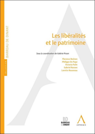 Picture of Les libéralités et le patrimoine