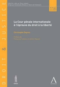 Picture of LA COUR PENALE INTERNATIONALE A L¿EPREUVE DU DROIT A LA LIBERTE
