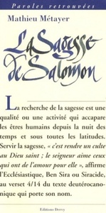 Picture of La sagesse de Salomon