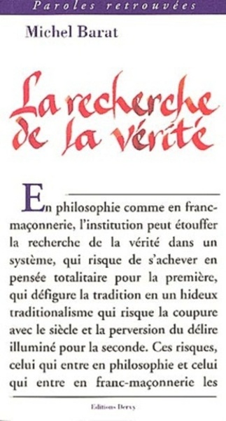 Picture of La Recherche de la vérité