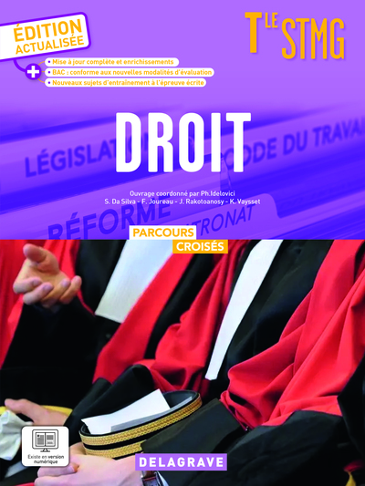 Picture of Parcours croisés Droit Tle STMG (2024) - Manuel élève