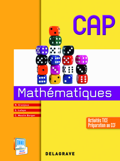 Picture of Mathématiques CAP, groupements A, B et C (2014) - Manuel élève