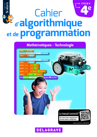 Picture of Cahier d'algorithmique et de programmation 4e (2018) - Cahier élève