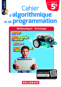 Picture of Cahier d'algorithmique et de programmation 5e (2018) - Cahier élève