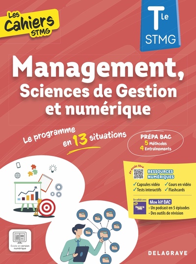 Image de Cahiers STMG - Management, Sciences de Gestion et Numérique (MSGN) Tle STMG (2026) - Pochette élève