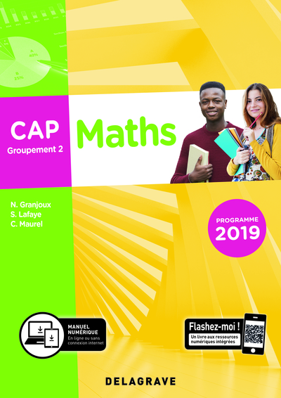 Picture of Maths CAP Groupement 2 (2019) - Pochette élève