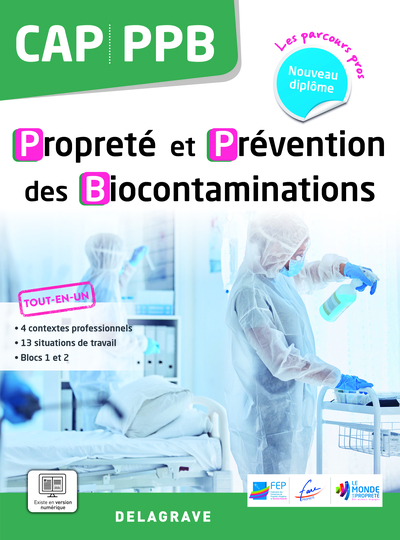 Image de Les Parcours Pros - Propreté et Prévention des Biocontaminations (PPB) CAP (2026) - Pochette élève