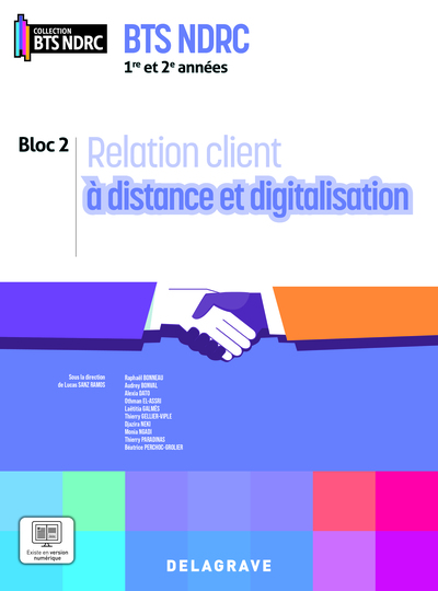 Image de Relation client à distance et digitalisation 1re et 2e années BTS NDRC (2026) - Pochette élève