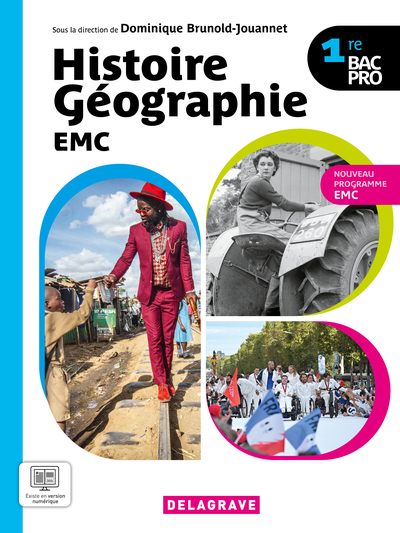 Picture of Histoire Géographie EMC 1re Bac Pro (2025) - Manuel élève
