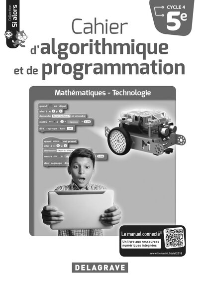 Picture of Cahier d'algorithmique et de programmation 5e (2018) - LDP