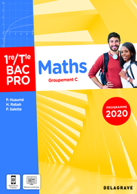 Picture of Maths - Groupement C - 1re, Tle Bac Pro (2021) - Pochette élève