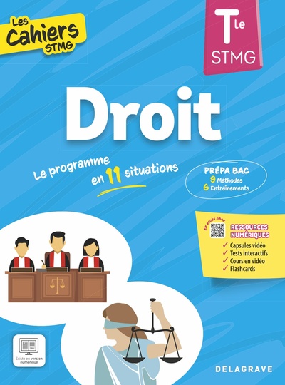 Image de Cahiers STMG - Droit Tle STMG (2026) - Pochette élève