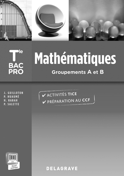 Picture of Mathématiques Terminale Bac Pro Groupements A et B (2015) - Spécimen enseignant avec corrigés