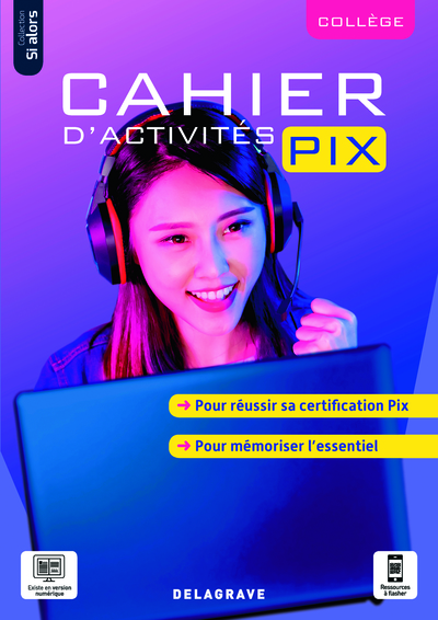 Picture of Cahier d'activités Pix Collège (2021) - Cahier élève