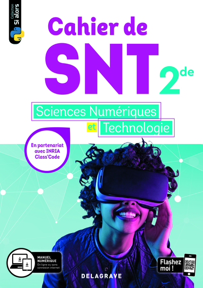 Picture of Cahier des Sciences numériques et Technologie (SNT) 2de (2020) - Cahier élève
