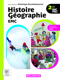 Picture of Histoire Géographie EMC 2de Bac Pro (2025) - Manuel élève