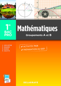 Picture of Mathématiques 1re Bac Pro Groupements A et B (2014) - Pochette élève