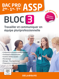 Picture of Les Parcours Pros - ASSP - Bloc 3 - 2de, 1re, Tle Bac Pro ASSP (2023) - Pochette élève