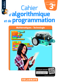 Picture of Cahier d'algorithmique et de programmation 3e (2018) - Cahier élève