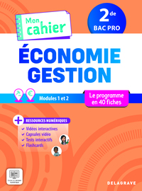 Picture of Mon cahier d'Économie-Gestion 2de Bac Pro (2025) - Pochette élève