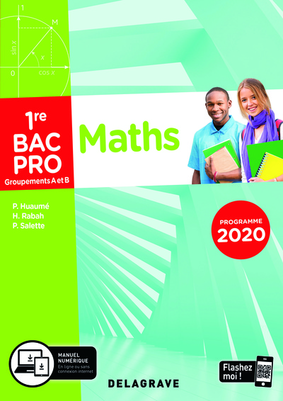 Picture of Mathématiques - Groupement A et B - 1re Bac Pro (Ed. num. 2021) - Pochette élève