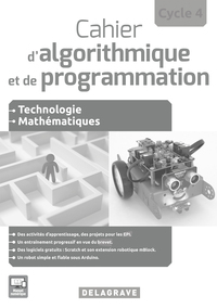 Picture of Cahier d'algorithmique et de programmation Cycle 4 (2016) - Livre du professeur