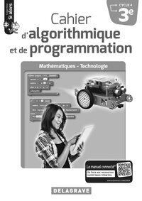 Picture of Cahier d'algorithmique et de programmation 3e (2018) - LDP