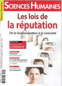 Picture of Sciences Humaines N°278 Les Lois De La Reputation Fevrier 2016