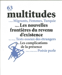 Picture of Multitudes N°63 Les Nouvelles Frontieres Du Revenu D'Existence Ete 2016