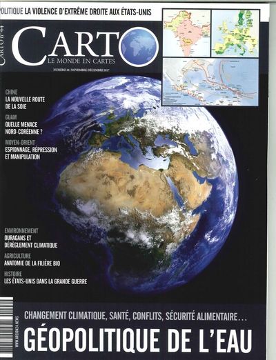 Picture of Carto N°44 Geopolitique De L Eau  Novembre/Decembre 2017