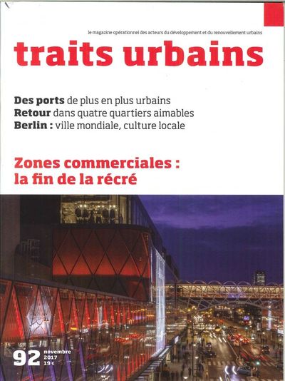 Image de Traits Urbains N°92  Zones  Commerciales   Novembre 2017