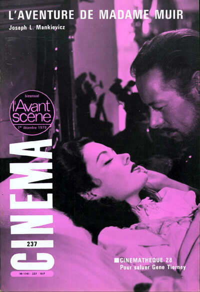 Image de L'Avant Scène Cinéma n°237 : L'Aventure de Madame Muir - Décembre 1979