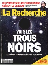 Picture of LA RECHERCHE N°533 Voir les trous noirs  mars 2018