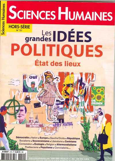 Picture of Sciences Humaines Hs Special N°21 Les Grandes Idees Politiques Avril 2016