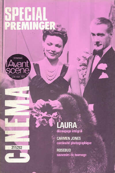 Image de L'Avant Scène cinéma n°211/212 : Laura - Juillet/Septembre 1978