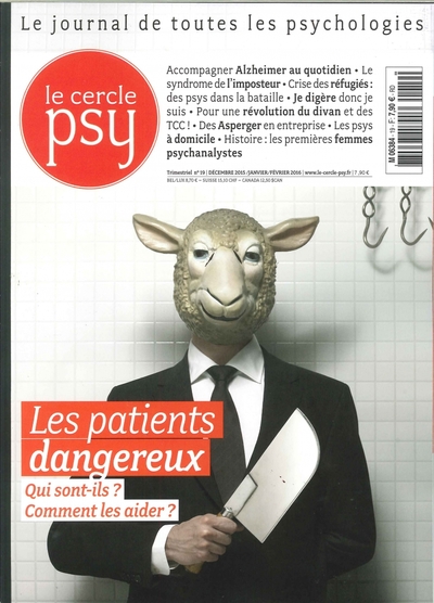 Image de Le Cercle Psy N°19 Les Patients Dangereux