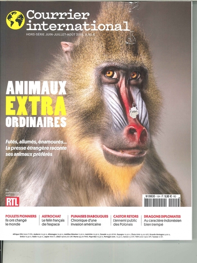 Image de Courrier International HS N°15 Les animaux extraordinaires - juin 2018