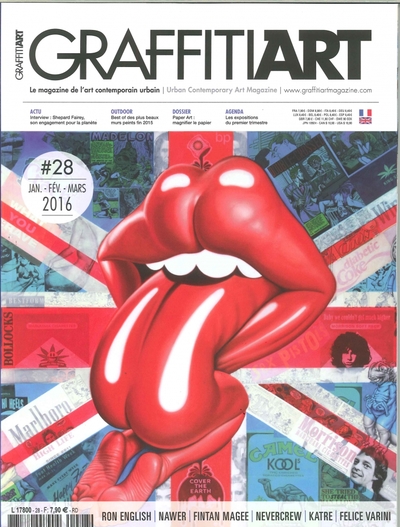 Image de Graffitiart N°28  Ron English  Janvier/Fevrier/Mars 2016