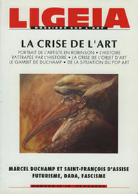 Image de LIGEIA N°15 La crise de l'art