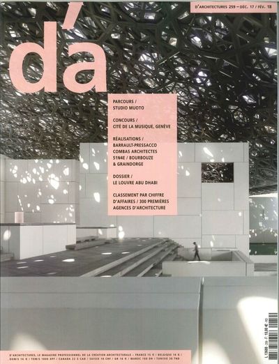 Image de D'Architectures N°259 Le Louvre Abu Dhabi  Decembre 2017
