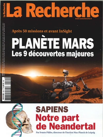 Picture of La Recherche N°535 Planete Mars  mai 2018