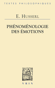 Picture of Phénoménologie des émotions