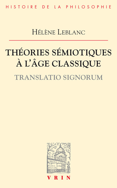 Picture of Penser le signe à l'âge classique