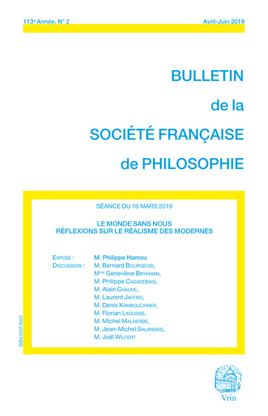 Picture of LE MONDE SANS NOUS REFLEXIONS SUR LE REALISME DES MODERNES