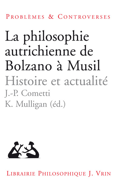 Image de La philosophie autrichienne de Bolzano a Musil