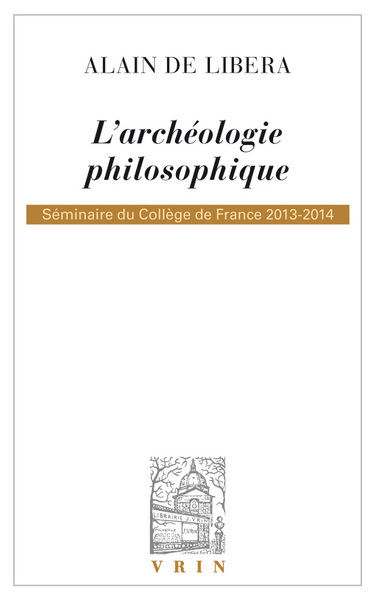 Image de L'archéologie philosophique