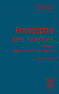 Image de Textes clés de philosophie des sciences