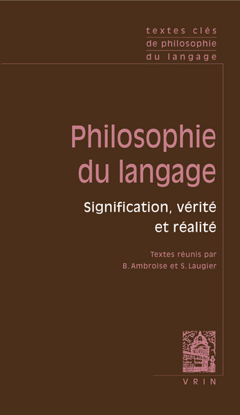 Picture of Textes clés de philosophie du langage