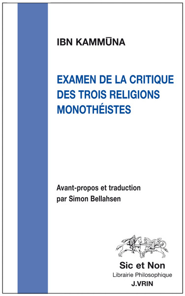 Image de Examen de la critique des trois religions monothéistes